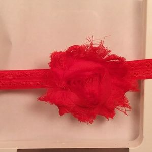 Red infant headbands
